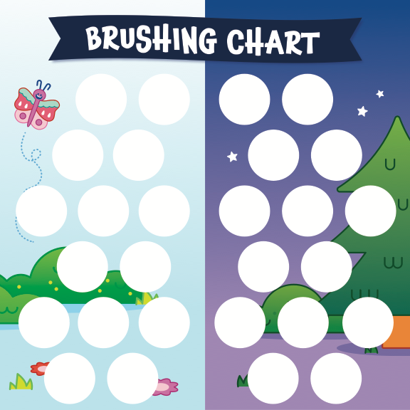 Pre-Order Toothbrushing Chart